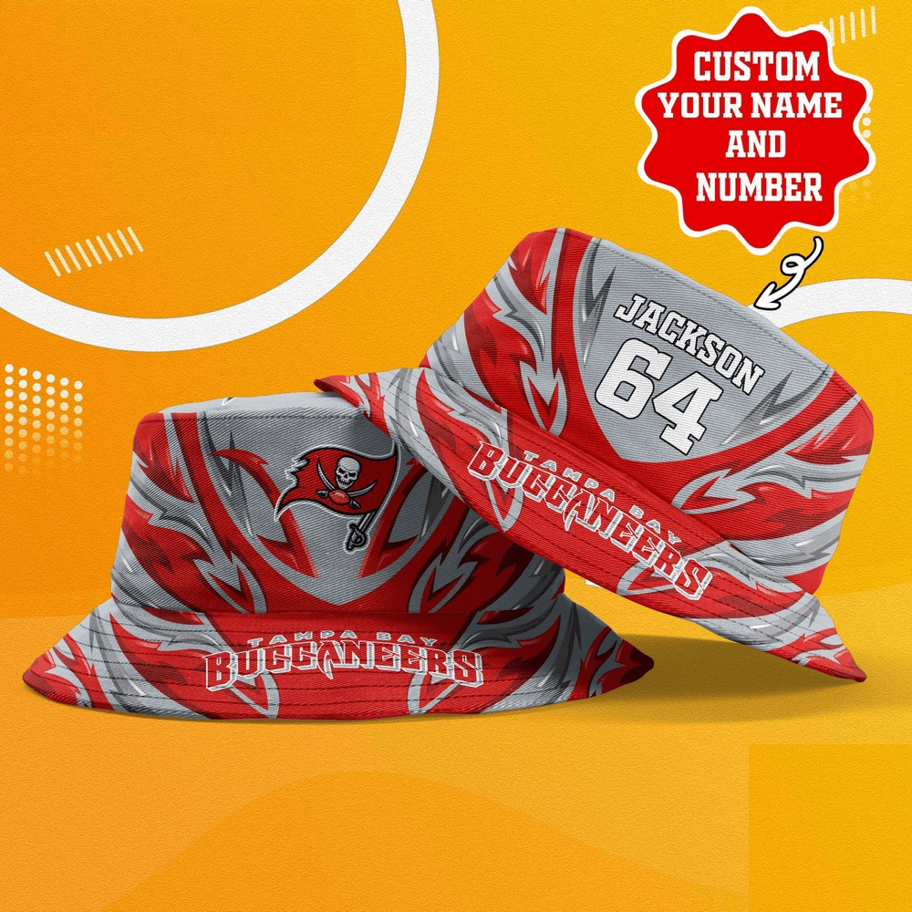Tampa Bay Buccaneers Nfl Bucket Hat Sport Fan Gift For Fan