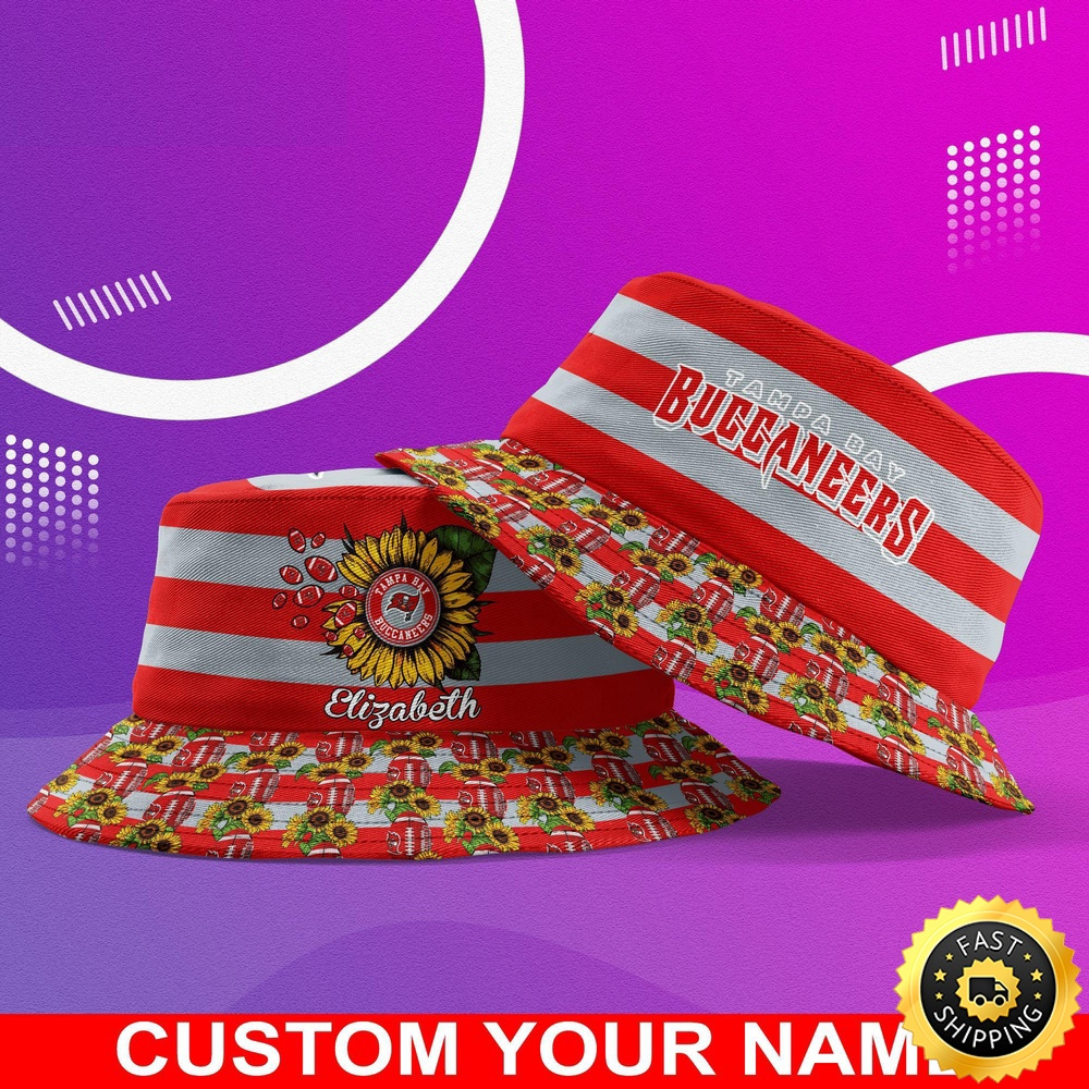 Tampa Bay Buccaneers Nfl Bucket Hat Sport Fan Gift For Fan