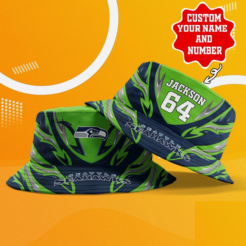 Seattle Seahawks Nfl Bucket Hat Sport Fan Gift For Fan