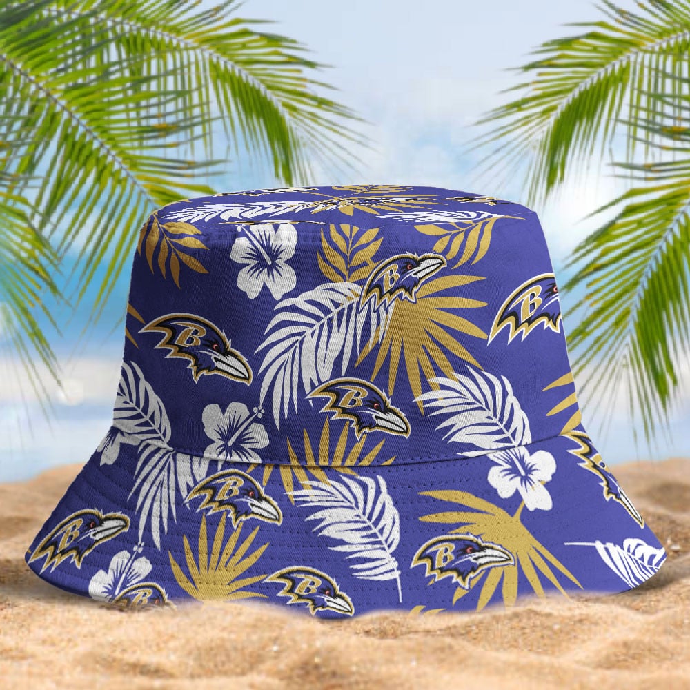 Baltimore Ravens Nfl Bucket Hat Sport Fan Gift