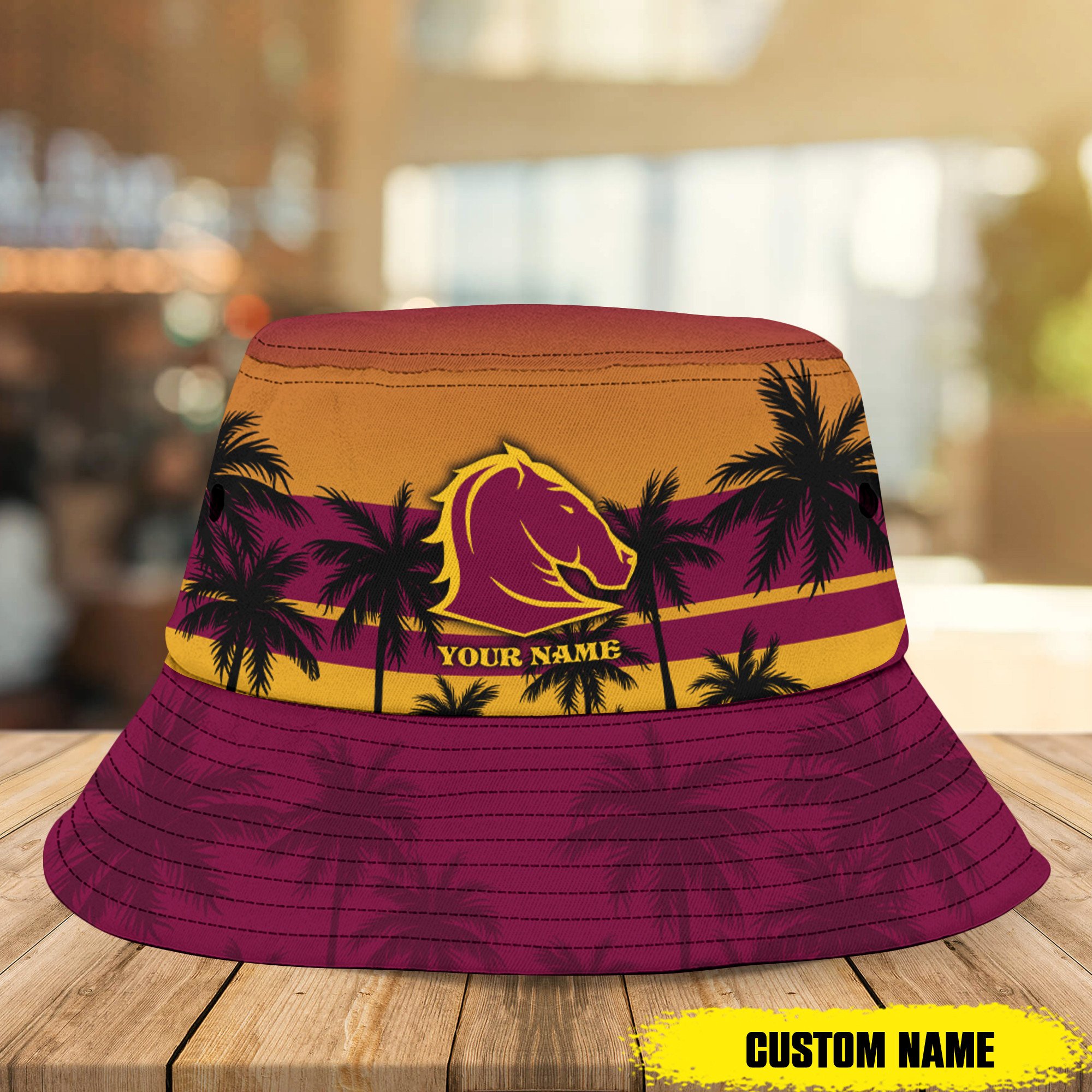 Nrl Brisbane Broncos New Unisex Bucket Hat For Fan