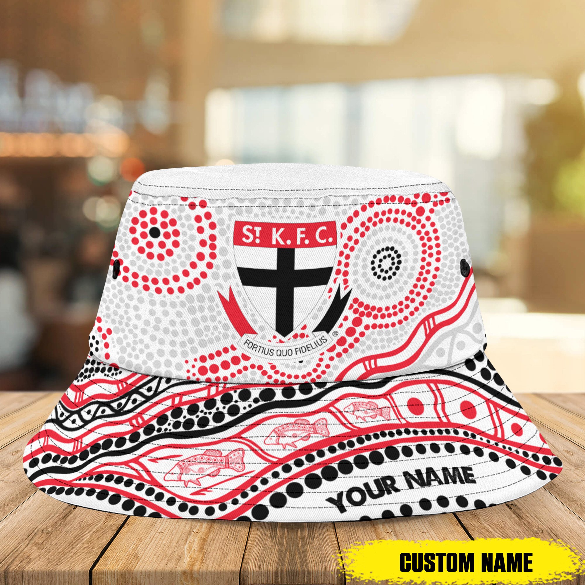 St Kilda Bucket Hat For Fans