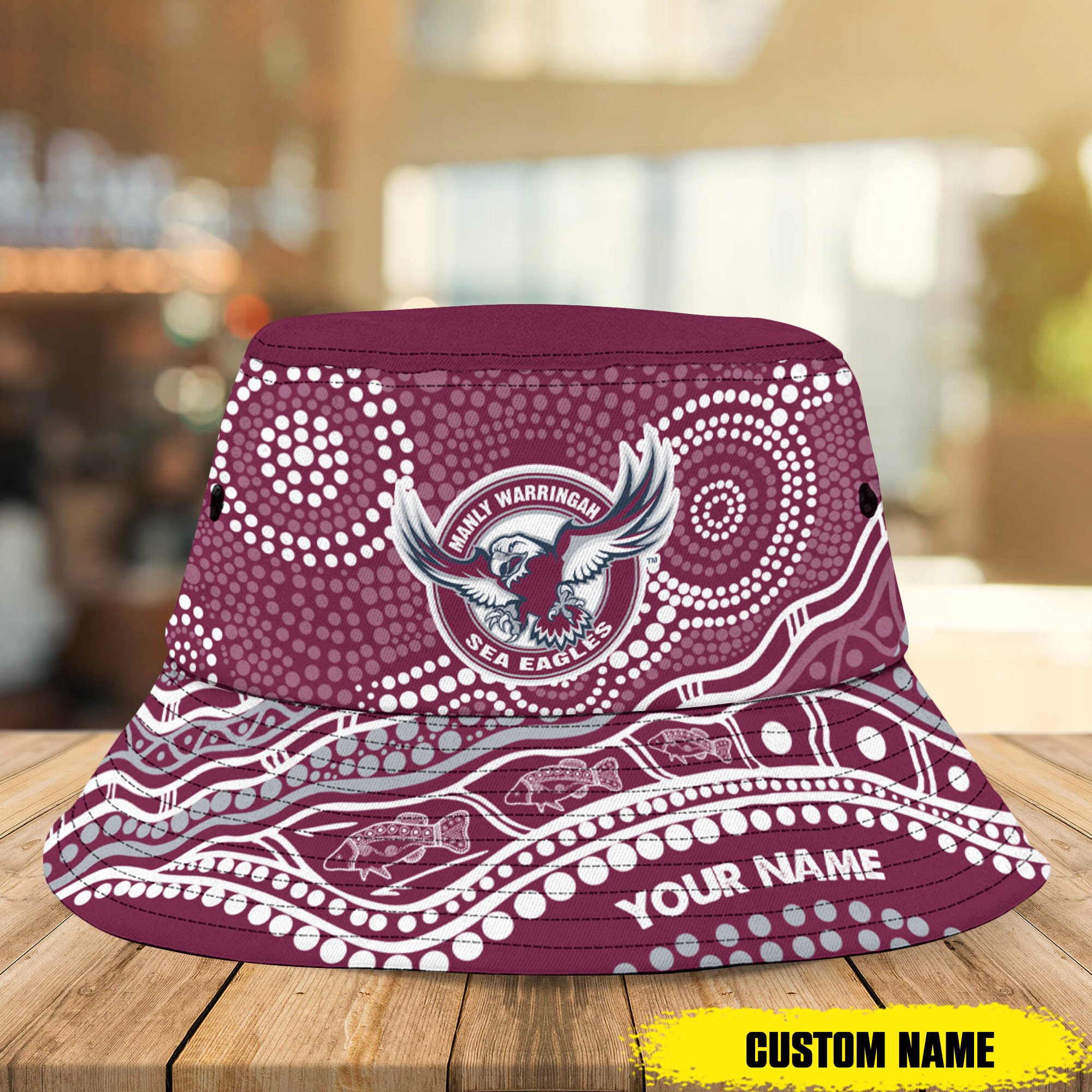 Nrl Manly-Warringah Sea Eagles Bucket Hat For Fans ?Limited Edition