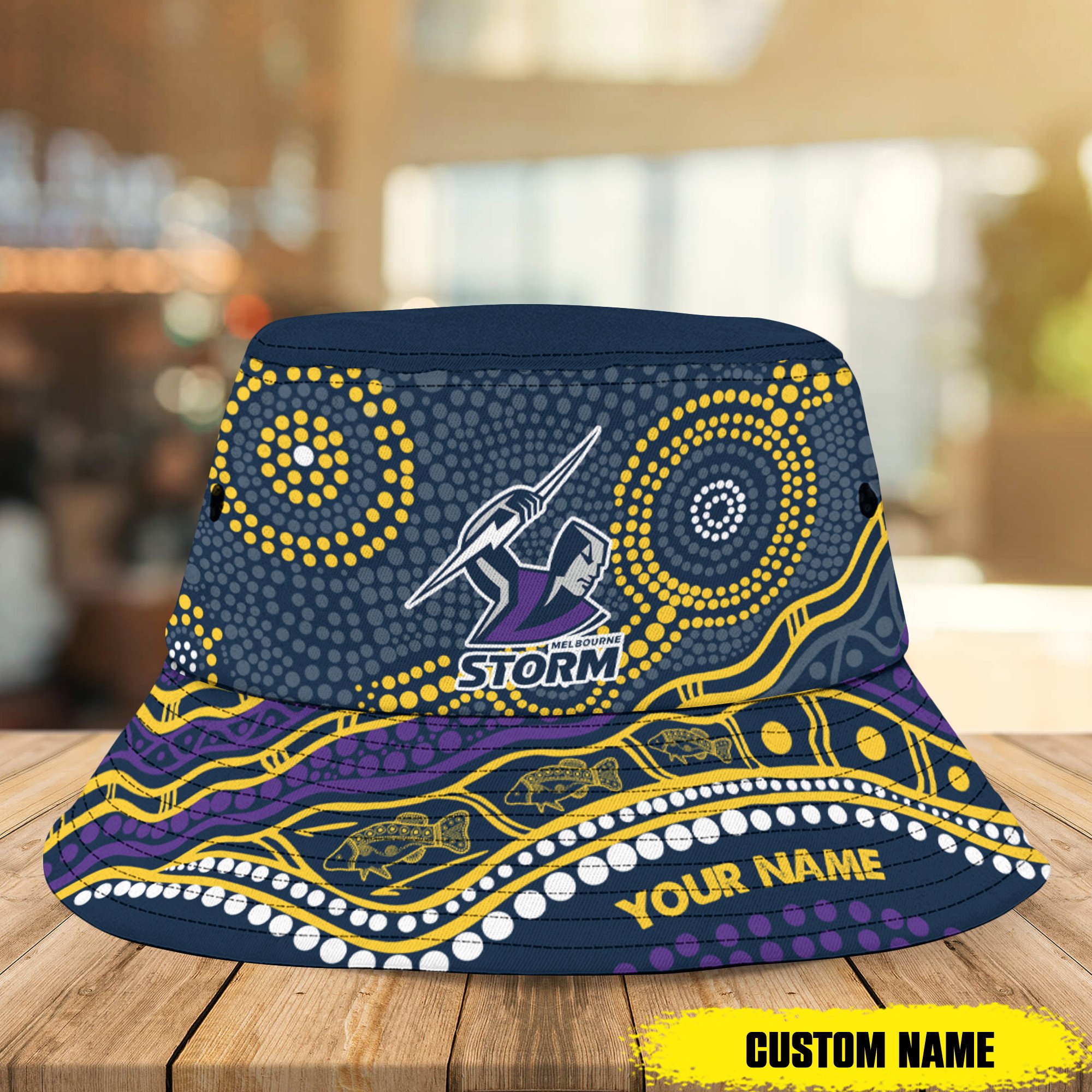 Nrl Melbourne Storm Bucket Hat For Fans ?Limited Edition