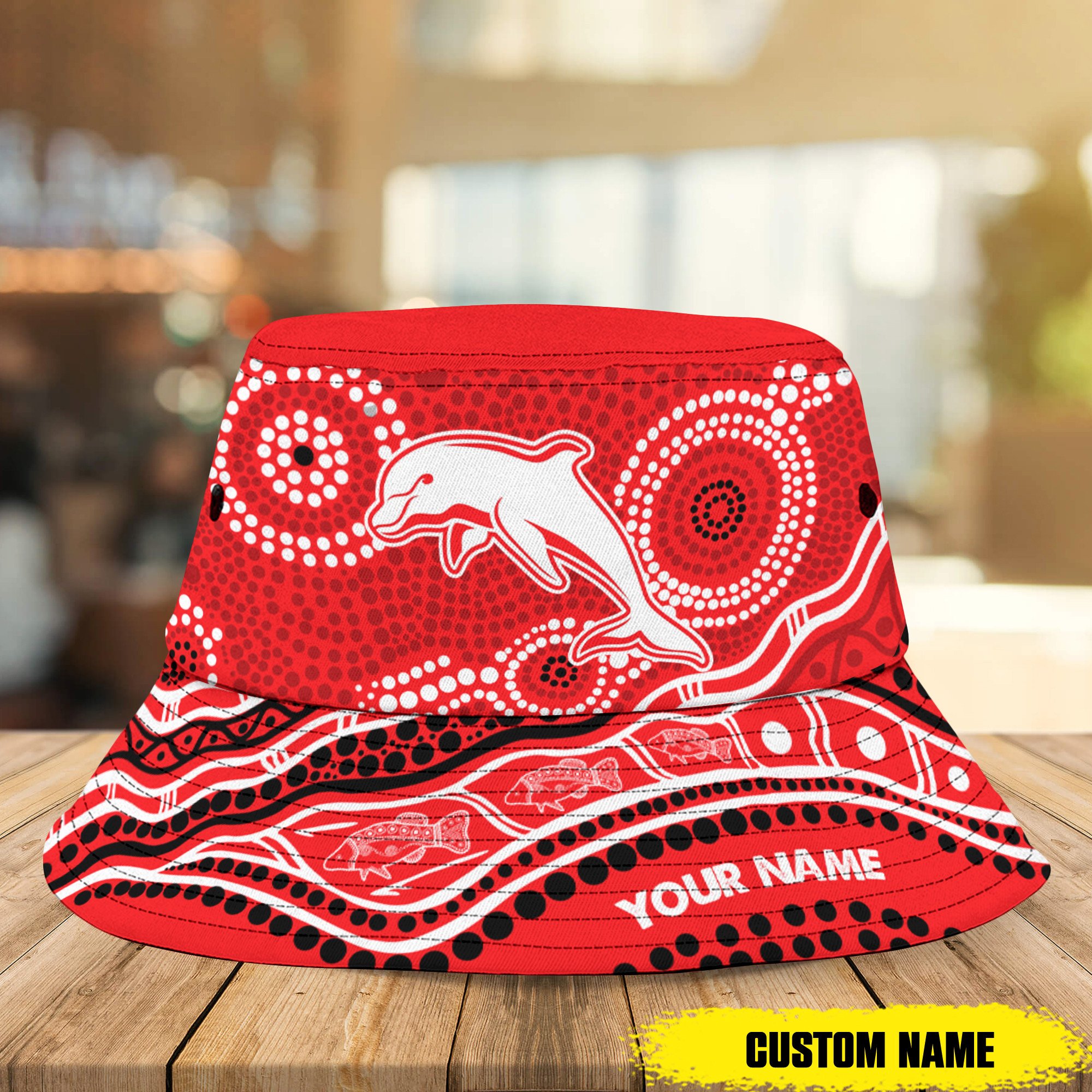 Nrl Dolphins Bucket Hat For Fans ?Limited Edition