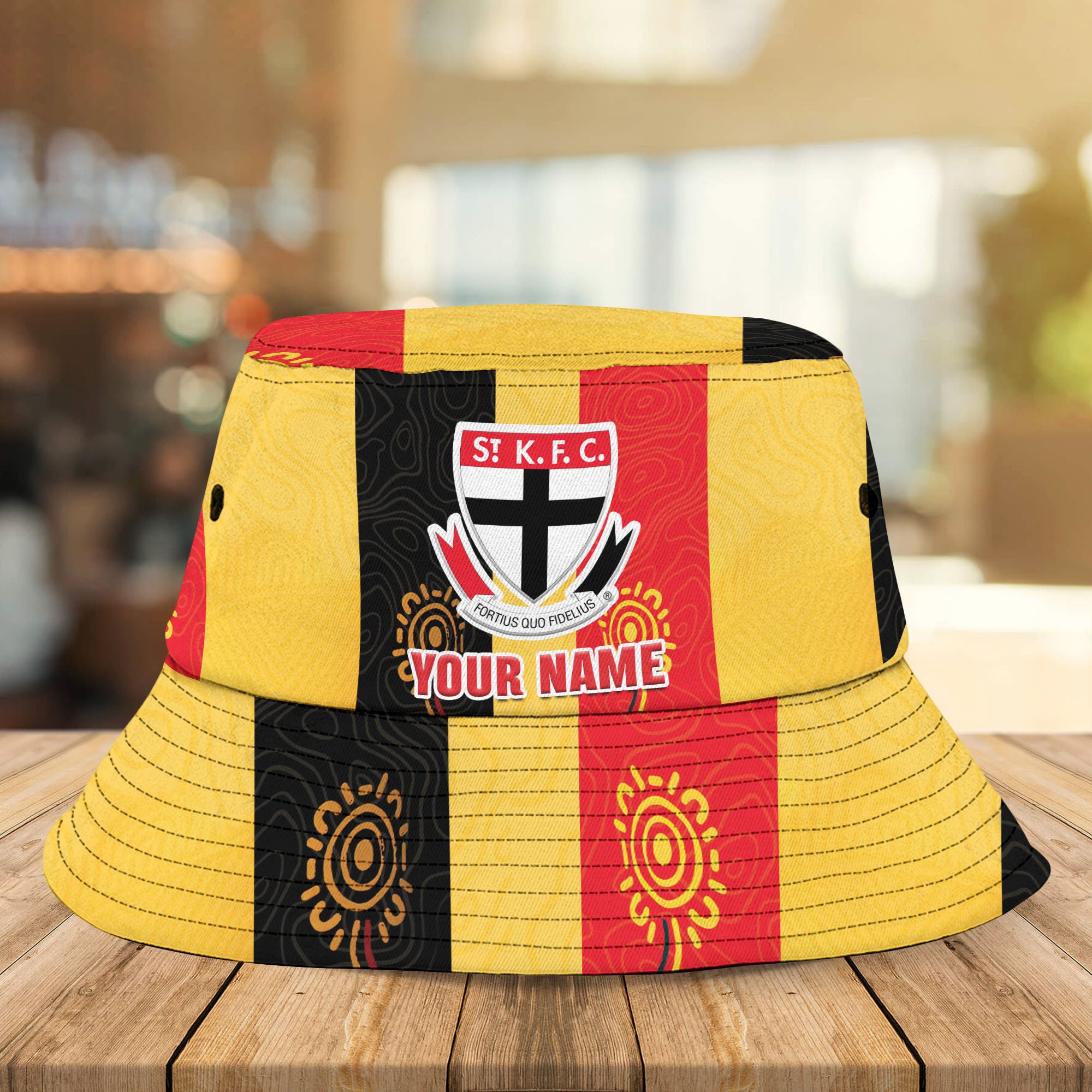 St Kilda Indigenous New Bucket Hat For Fans