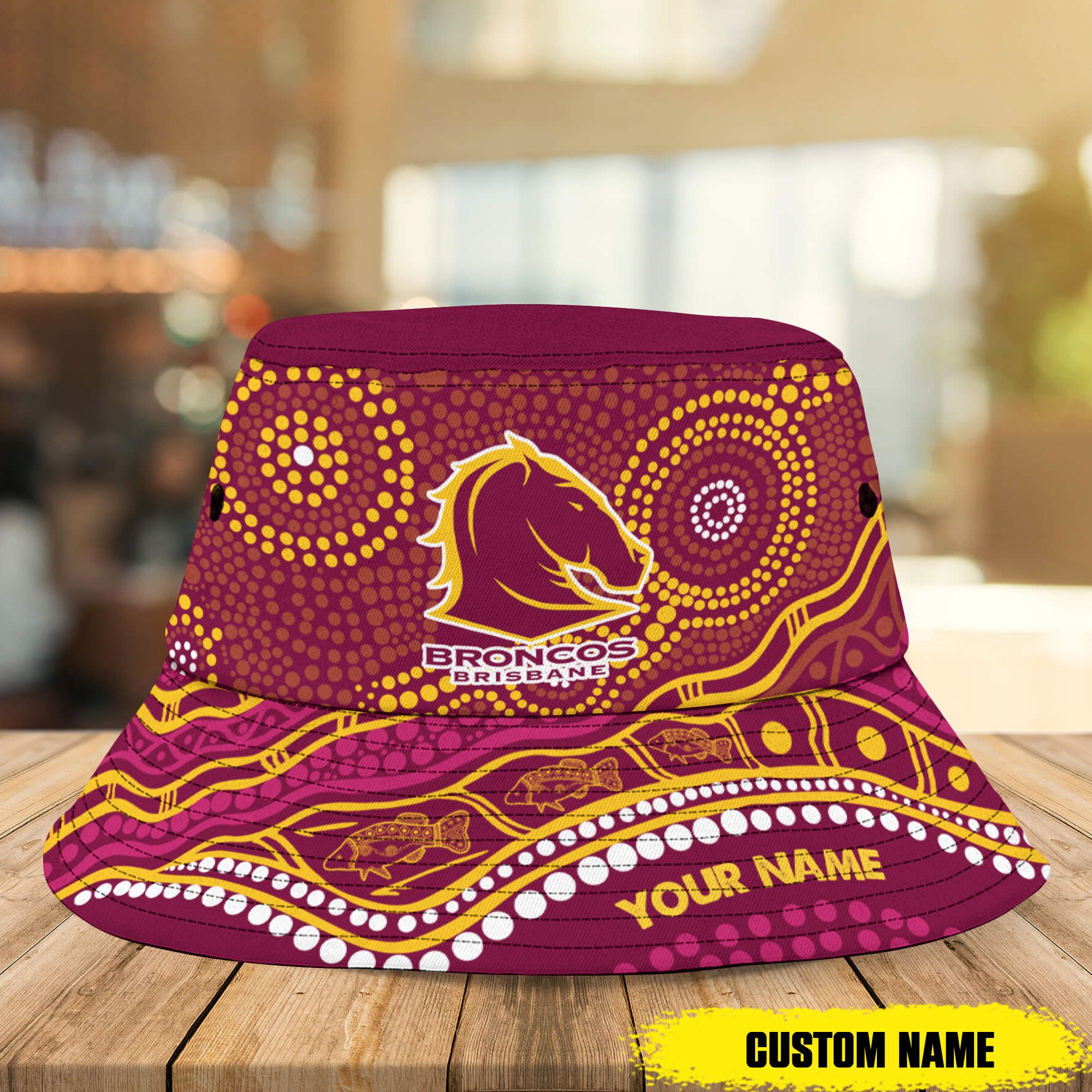 Nrl Brisbane Broncos Bucket Hat For Fans ?Limited Edition