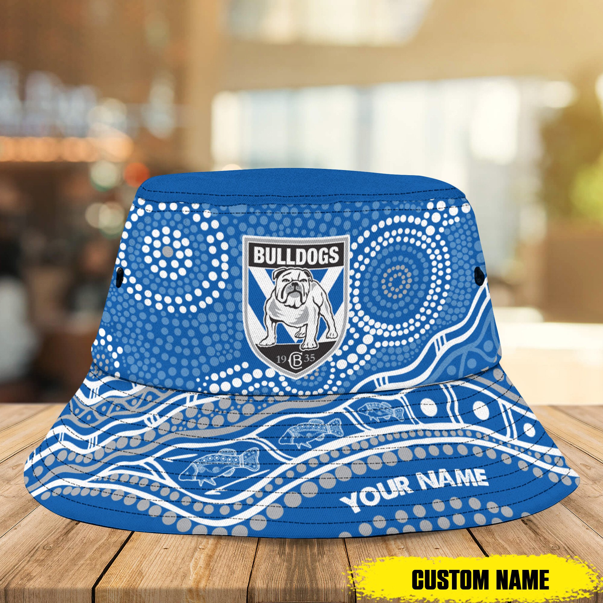 Nrl Bulldogs Rlfc Bucket Hat For Fans ?Limited Edition