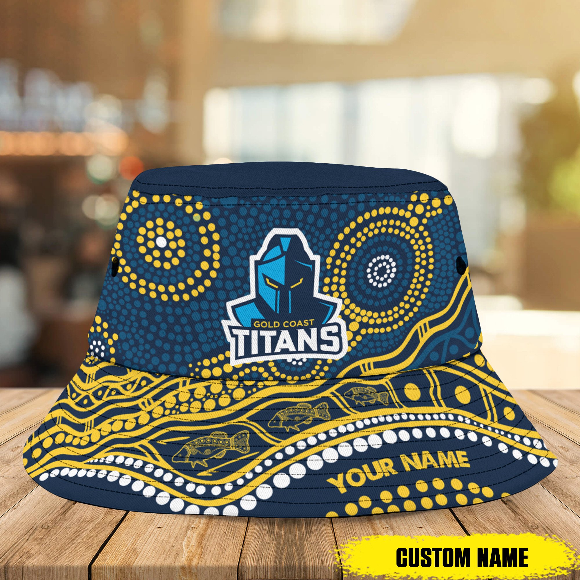 Nrl Gold Coast Titans Bucket Hat For Fans ?Limited Edition
