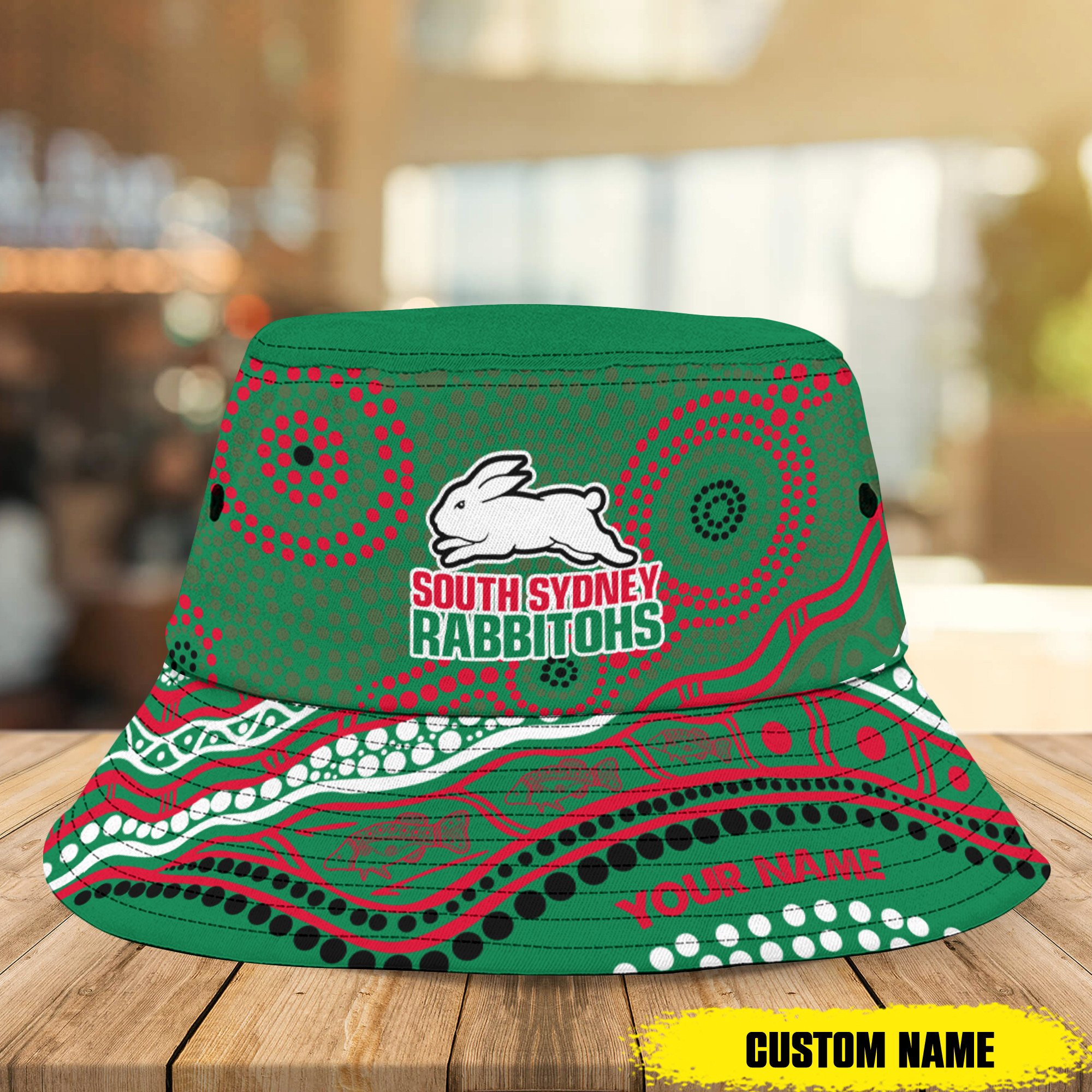 Nrl South Sydney Rabbitohs Bucket Hat For Fans ?Limited Edition