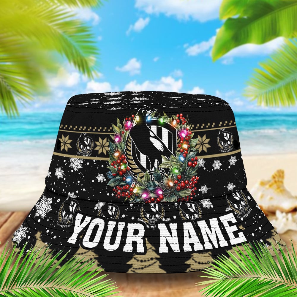 Collingwood Christmas Bucket Hat For Christmas Season