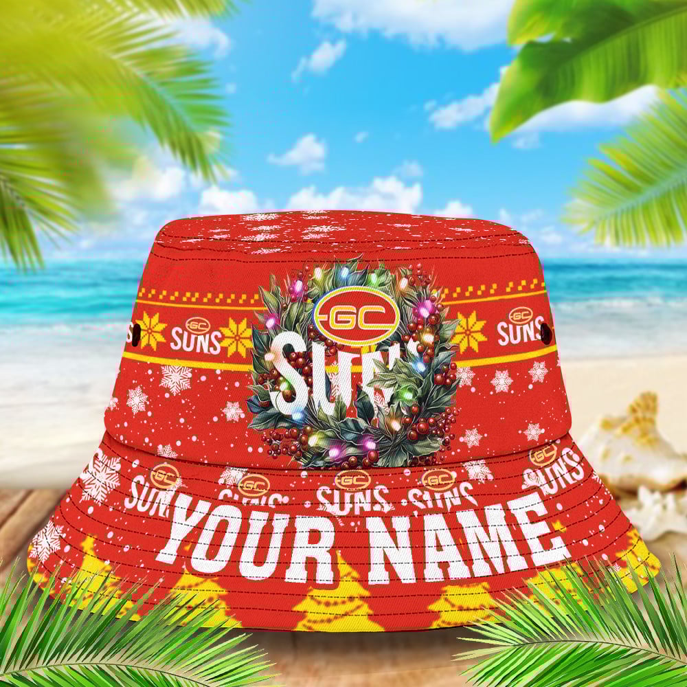 Suns Christmas Bucket Hat For Christmas Season