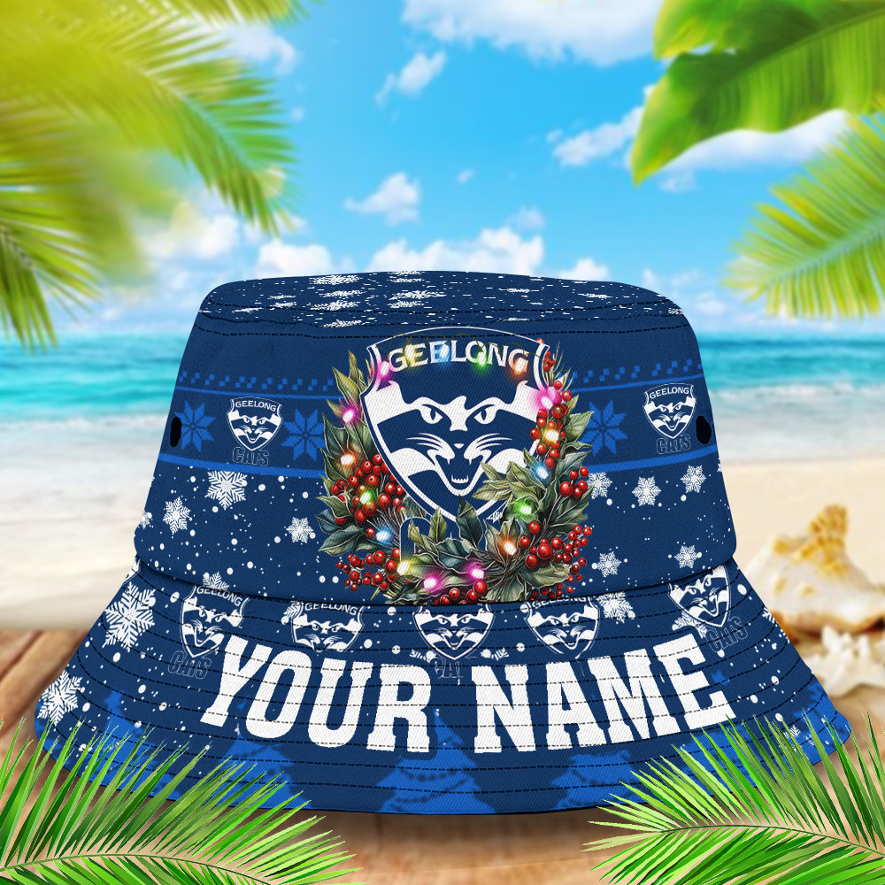 Geelong Christmas Bucket Hat For Christmas Season