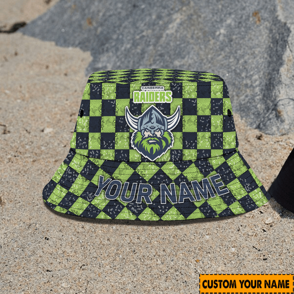 Nrl Canberra Raiders Custom Bucket Hat Birthday Present Team Gifts For Fan