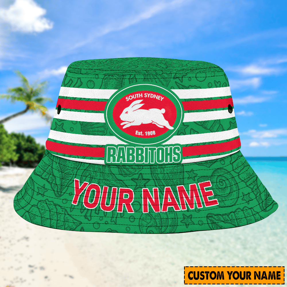 Nrl South Sydney Rabbitohs Bucket Hat For Fan