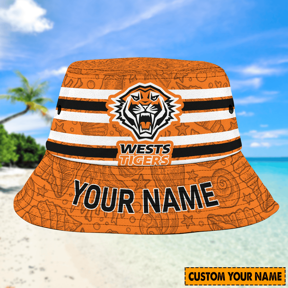 Nrl Wests Tigers Bucket Hat For Fan
