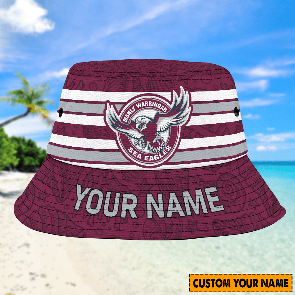 Nrl Manly-Warringah Sea Eagles Bucket Hat For Fan