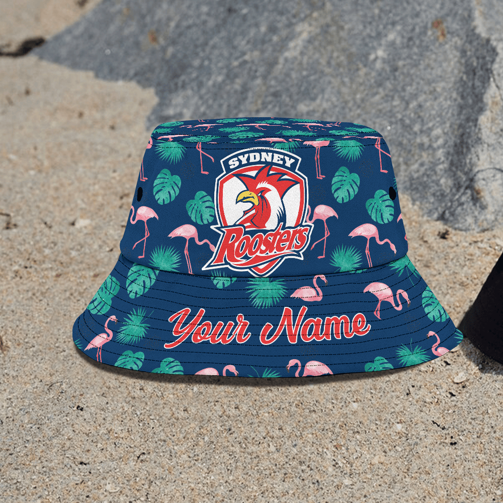 Nrl Sydney Roosters Aloha Bucket Hat For Fan
