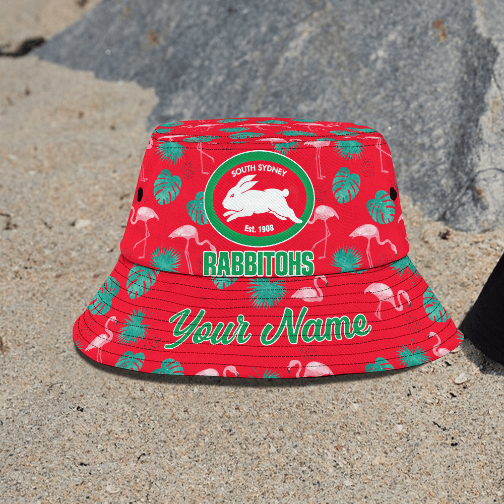 Nrl South Sydney Rabbitohs Aloha Bucket Hat For Fan