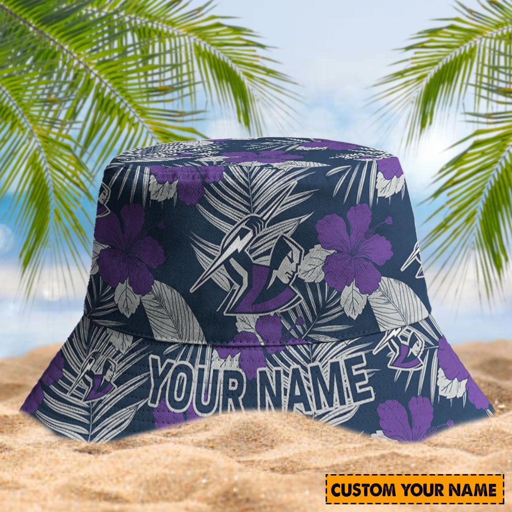 Nrl Melbourne Storm Bucket Hat For Fan