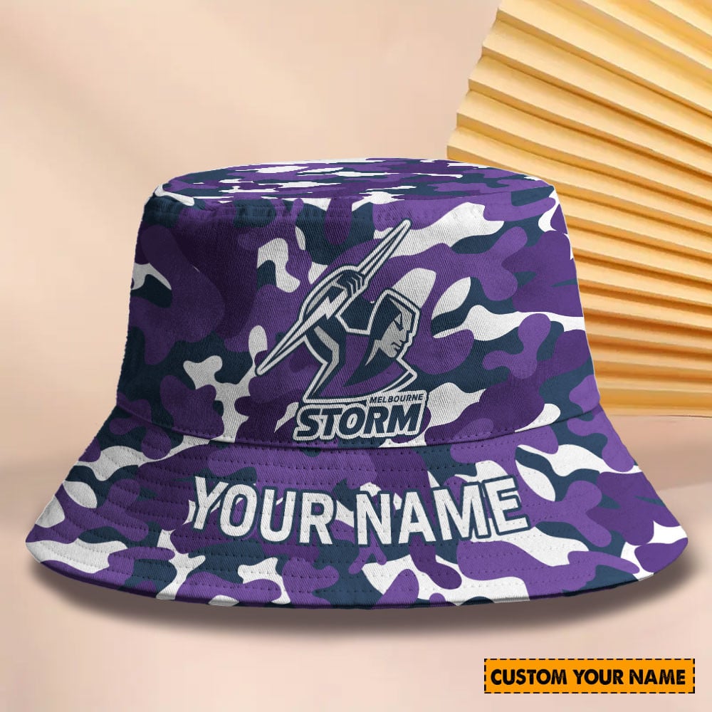 Nrl Melbourne Storm New Bucket Hat For Fan