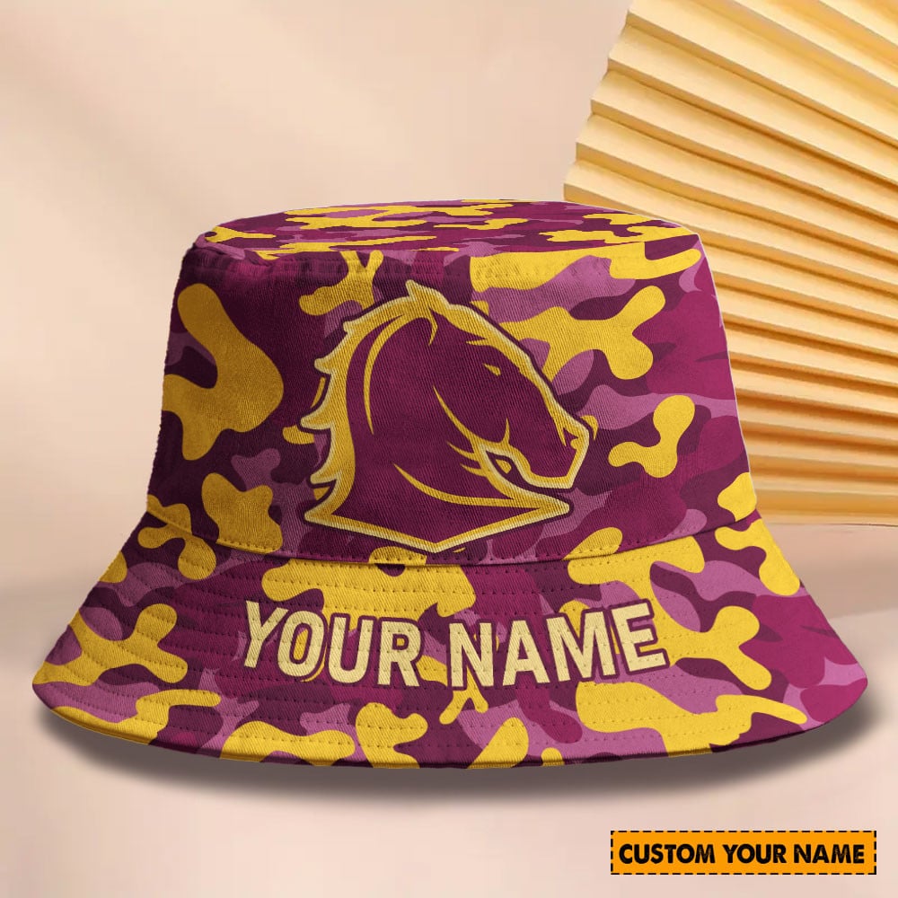 Nrl Brisbane Broncos New Bucket Hat For Fan