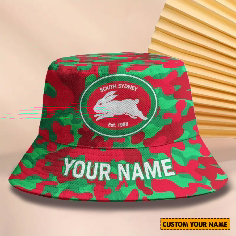 Nrl South Sydney Rabbitohs New Bucket Hat For Fan