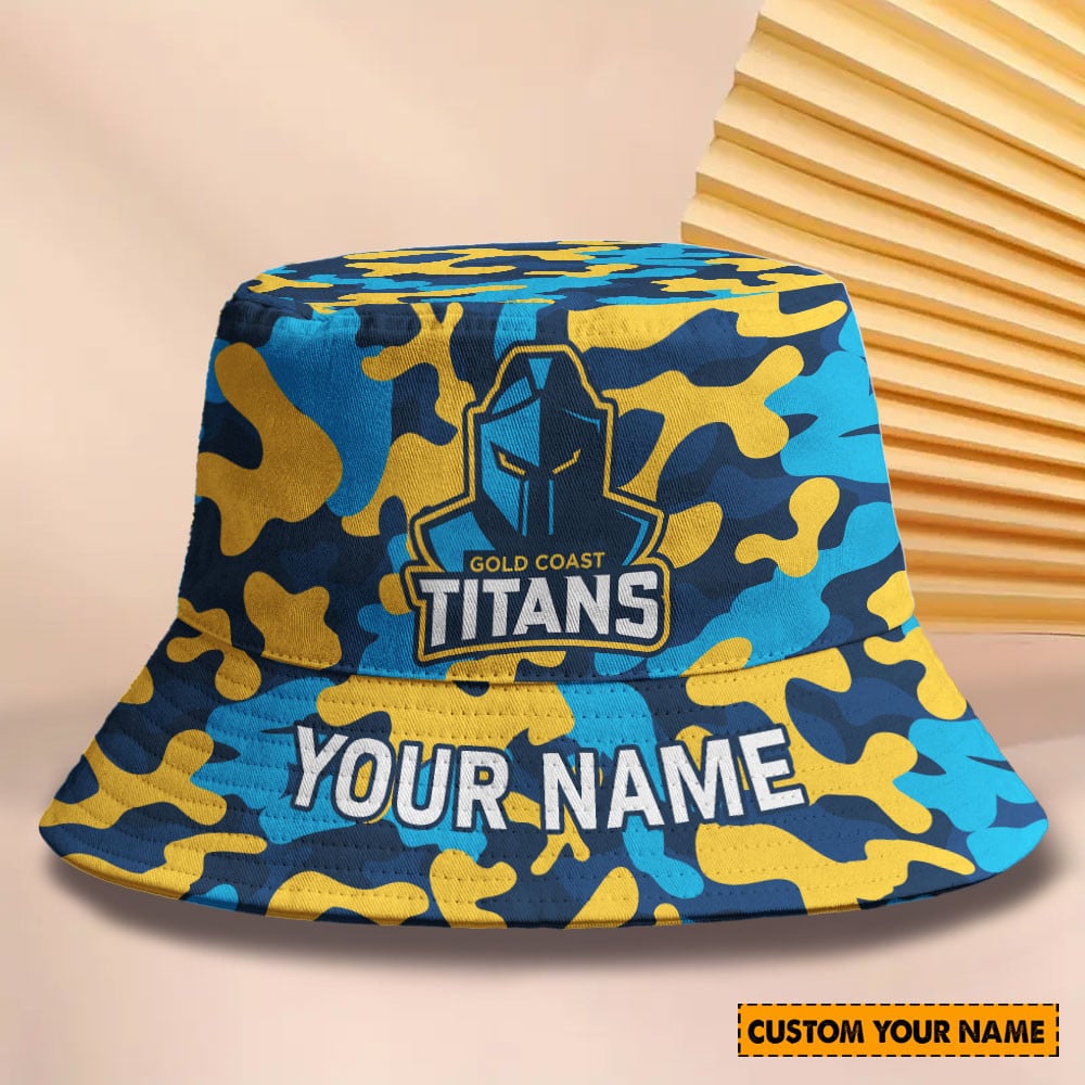 Nrl Gold Coast Titans New Bucket Hat For Fan