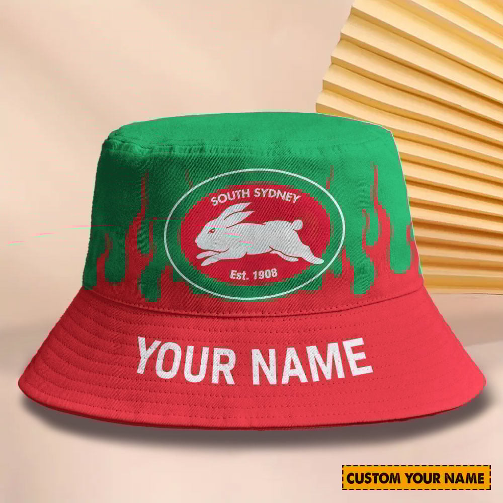 Nrl South Sydney Rabbitohs New Bucket Hat For Fan