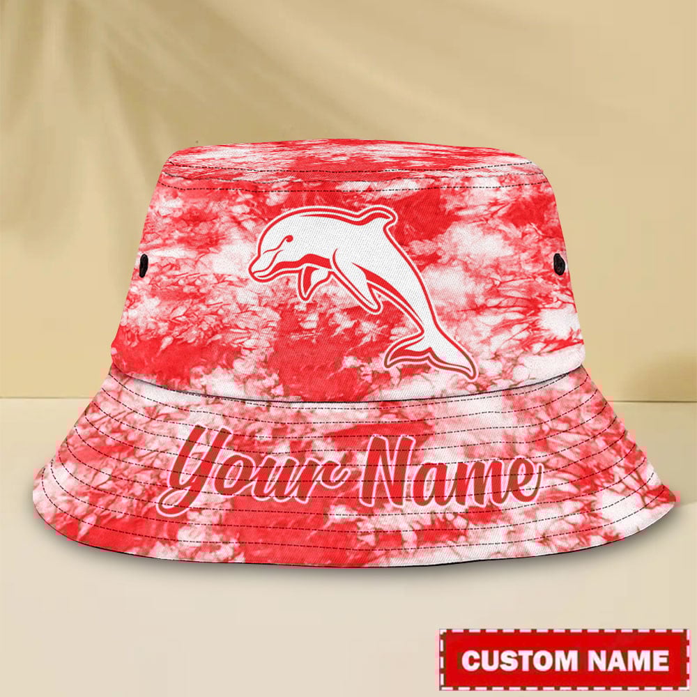 Nrl Dolphins Bucket Hat For Fan