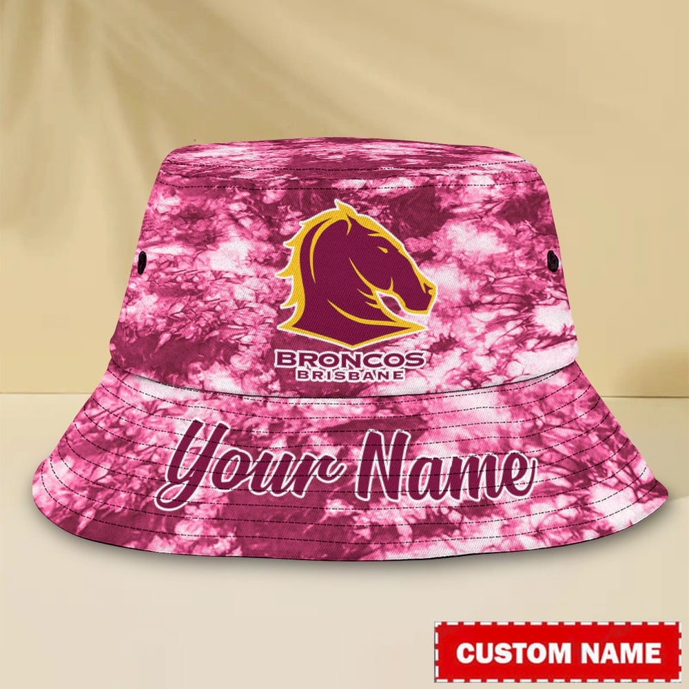 Nrl Brisbane Broncos Bucket Hat For Fan