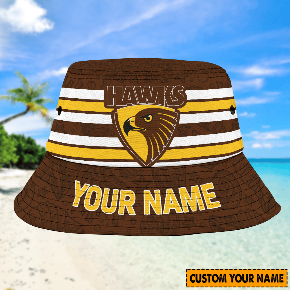 Hawthorn Football Bucket Hat For Fan