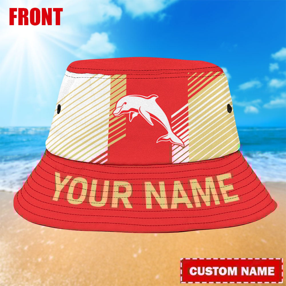 Nrl Dolphins Bucket Hat For Fan