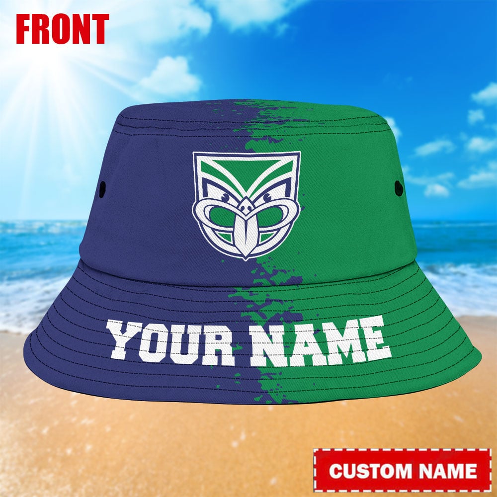 Nrl Warriors Bucket Hat For Fan