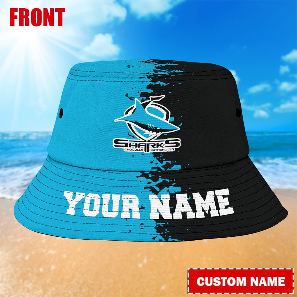 Nrl Cronulla-Sutherland Sharks Bucket Hat For Fan