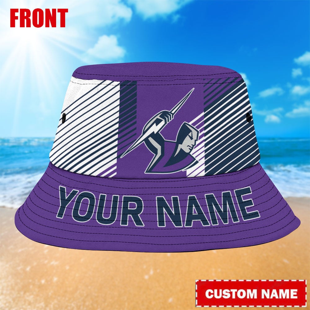 Nrl Melbourne Storm Bucket Hat For Fan