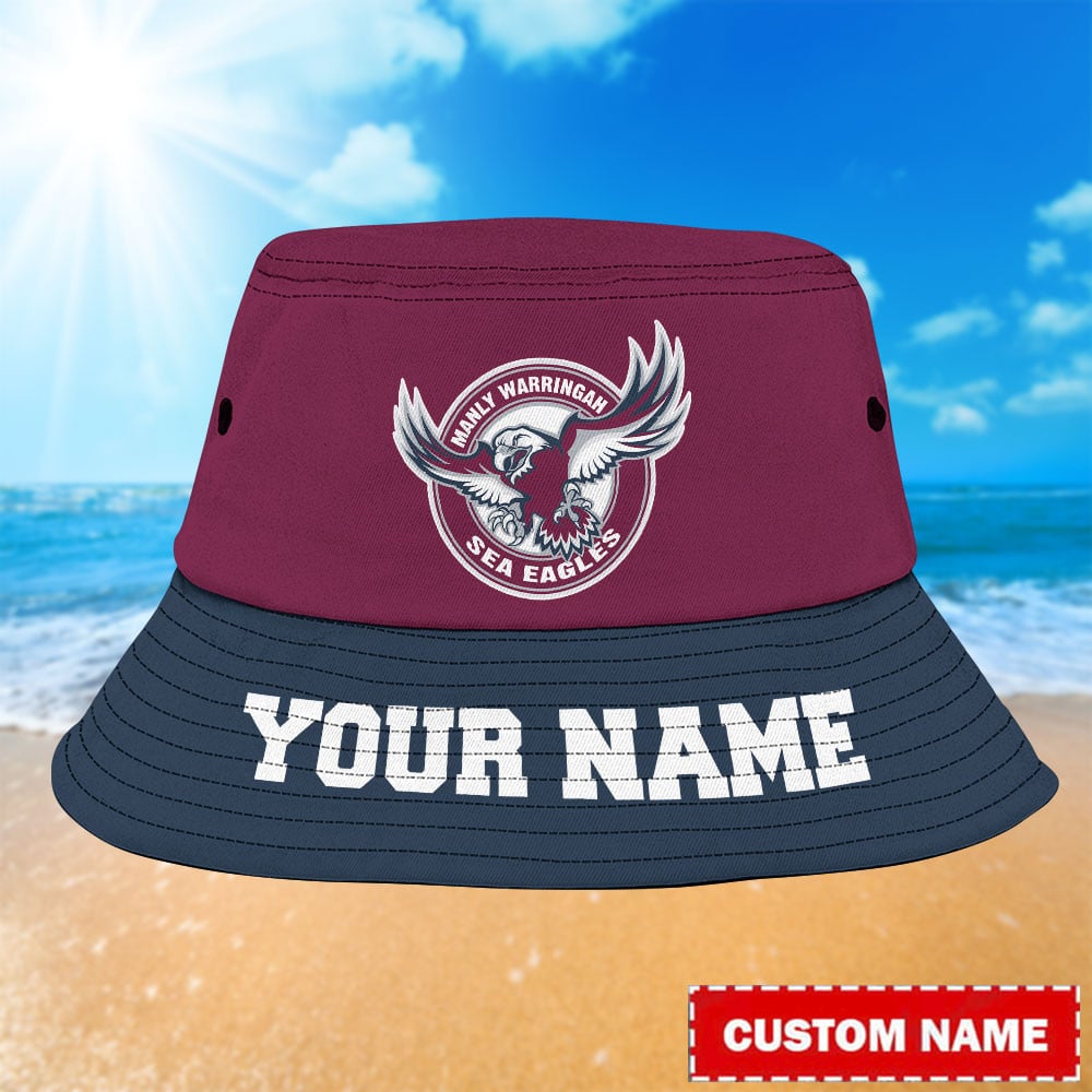 Nrl Manly-Warringah Sea Eagles Bucket Hat For Fan