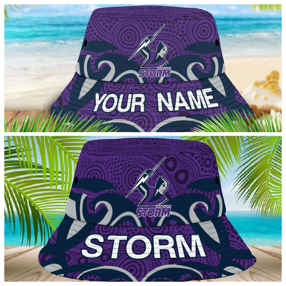 Nrl Melbourne Storm Bucket Hat For Lover, Boyfriend, Husband
