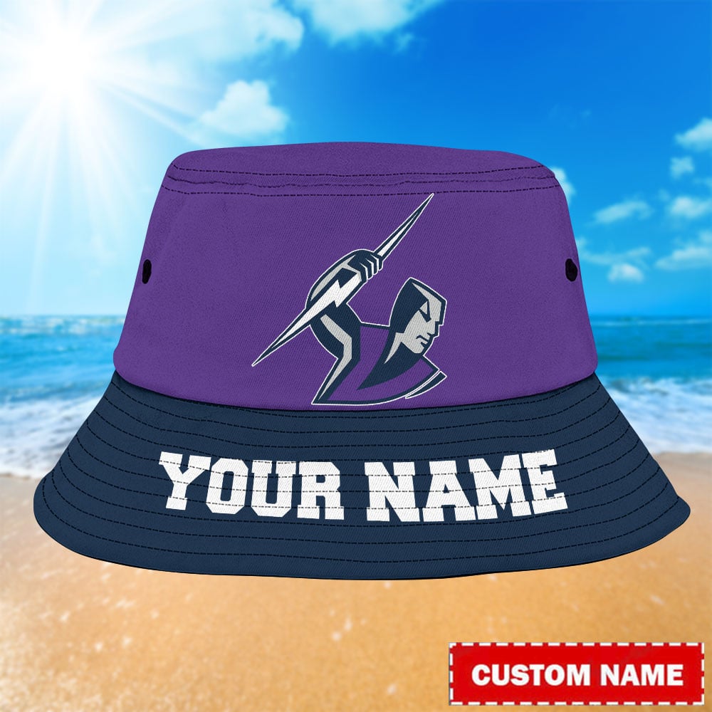 Nrl Melbourne Storm Bucket Hat For Fan