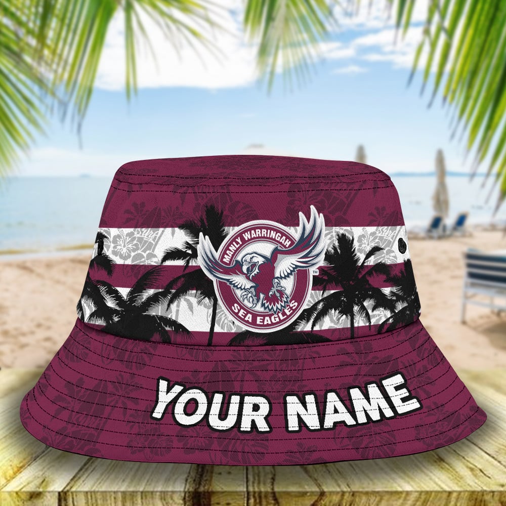 Nrl Manly-Warringah Sea Eagles Bucket Hat For Fan