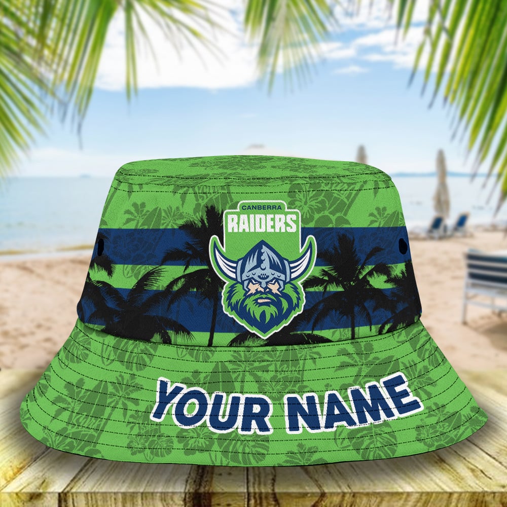 Nrl Canberra Raiders Bucket Hat For Fan