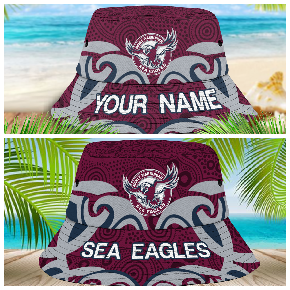 Nrl Manly-Warringah Sea Eagles Bucket Hat For Lover, Boyfriend, Husband