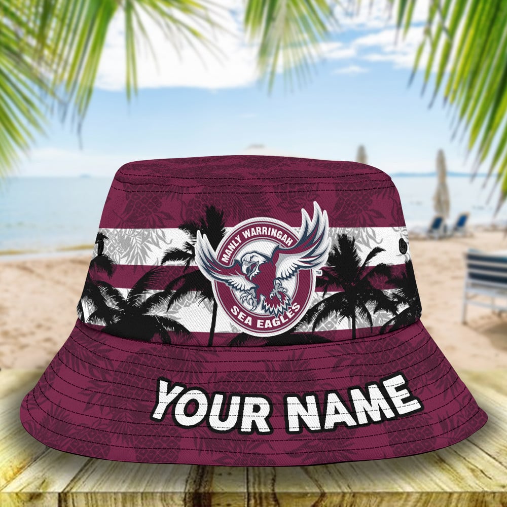 Nrl Manly-Warringah Sea Eagles Bucket Hat For Fan