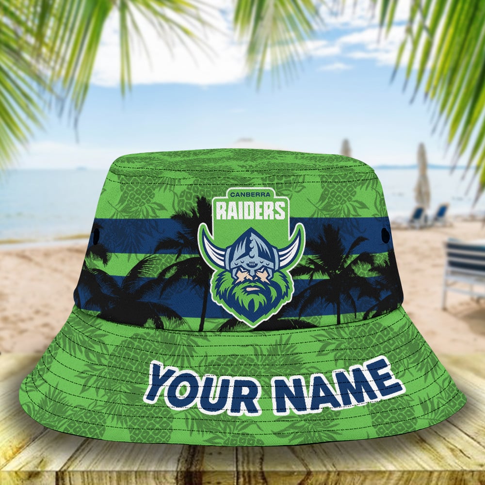 Nrl Canberra Raiders Bucket Hat For Fan