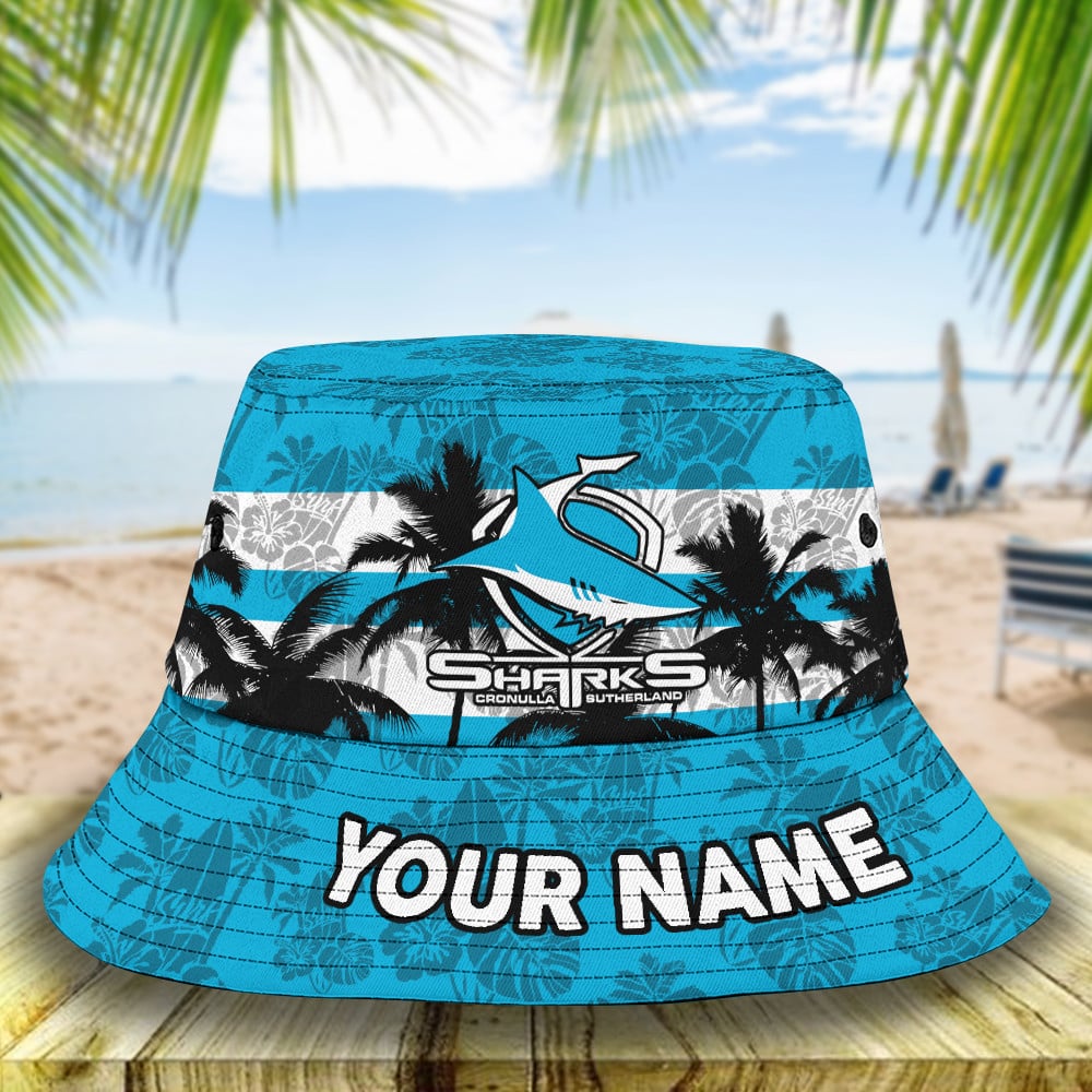 Nrl Cronulla-Sutherland Sharks Bucket Hat For Fan