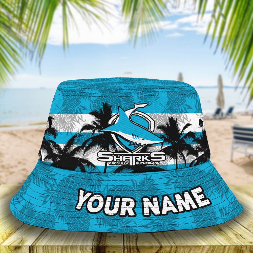 Nrl Cronulla-Sutherland Sharks Bucket Hat For Fan