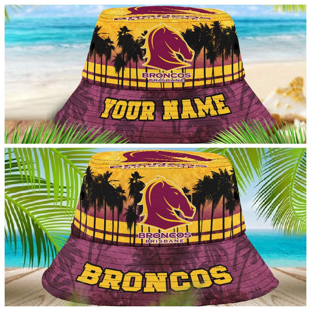 Nrl Brisbane Broncos Bucket Hat For Lover, Boyfriend, Husband