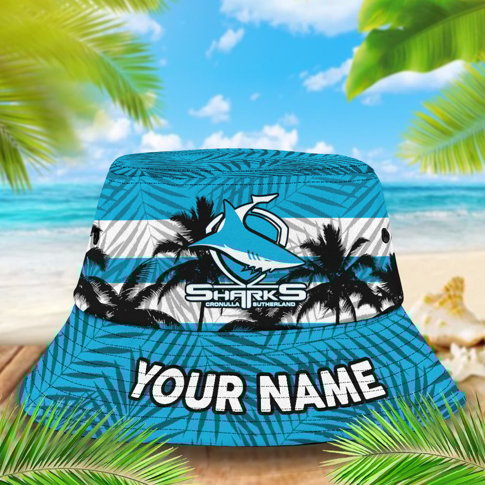 Nrl Cronulla-Sutherland Sharks Bucket Hat For Fan