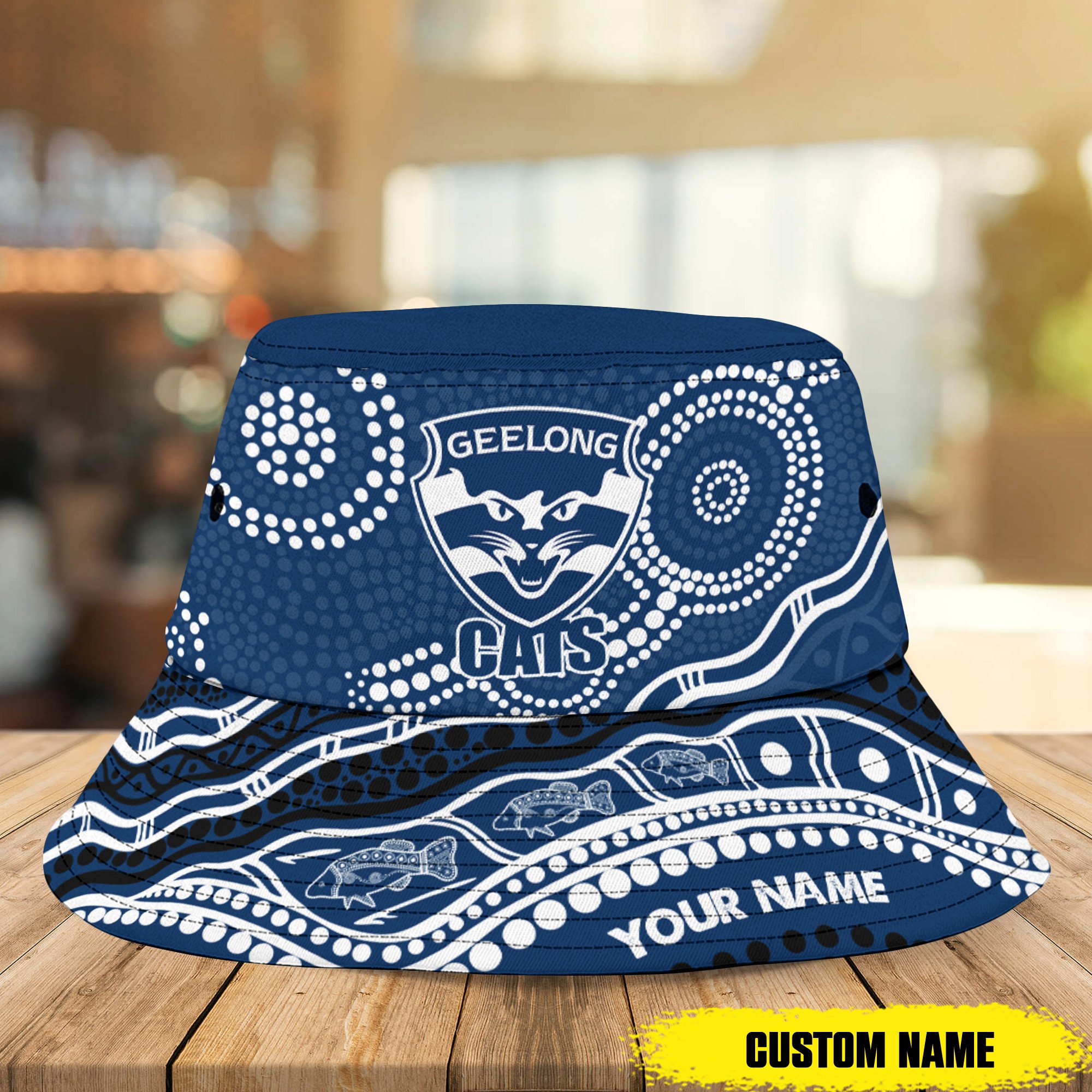 Afl Geelong Cats Personalized Bucket Hat For Fans