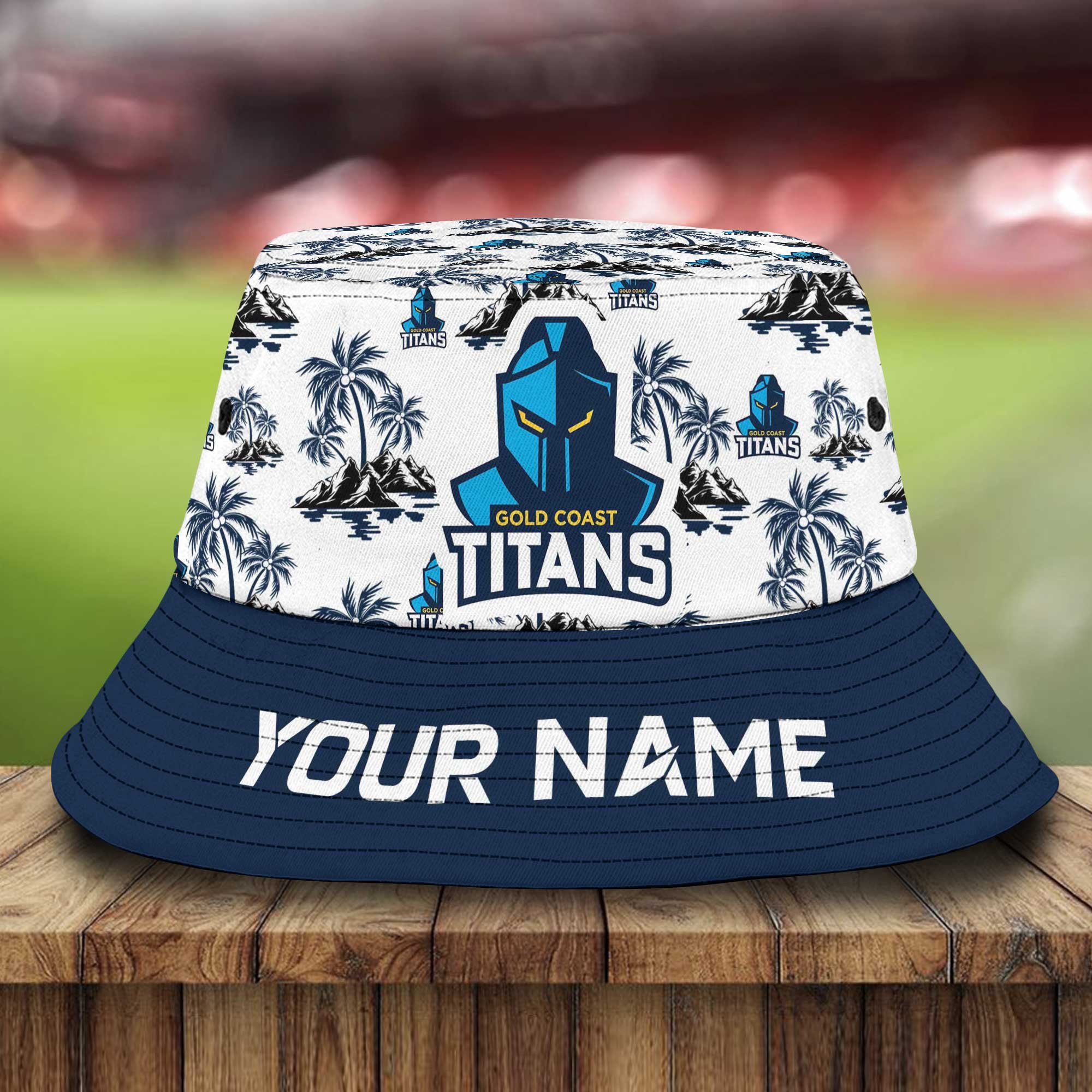 Nrl Gold Coast Titans New Bucket Hat For Fan